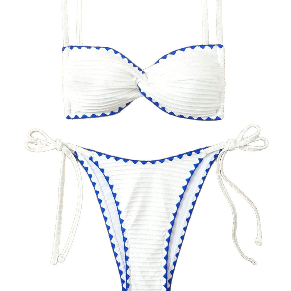 Bikini triangle femme avec volant décoratif Echo Archiv