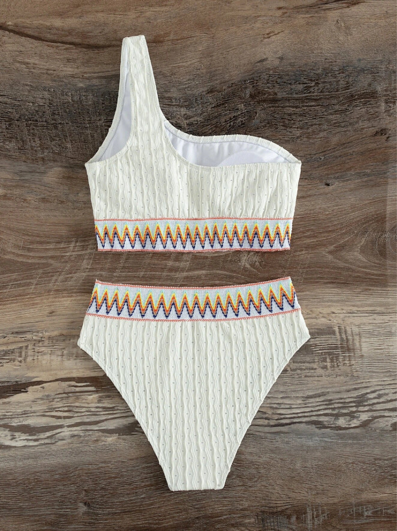 Ensemble de bikini à une épaule pour femmes Echo Archiv