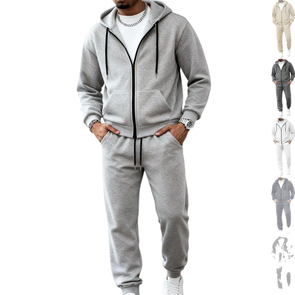 Ensemble de survêtement pour hommes en deux parties avec veste à capuche zippée et pantalon de jogging ajusté Echo Archiv