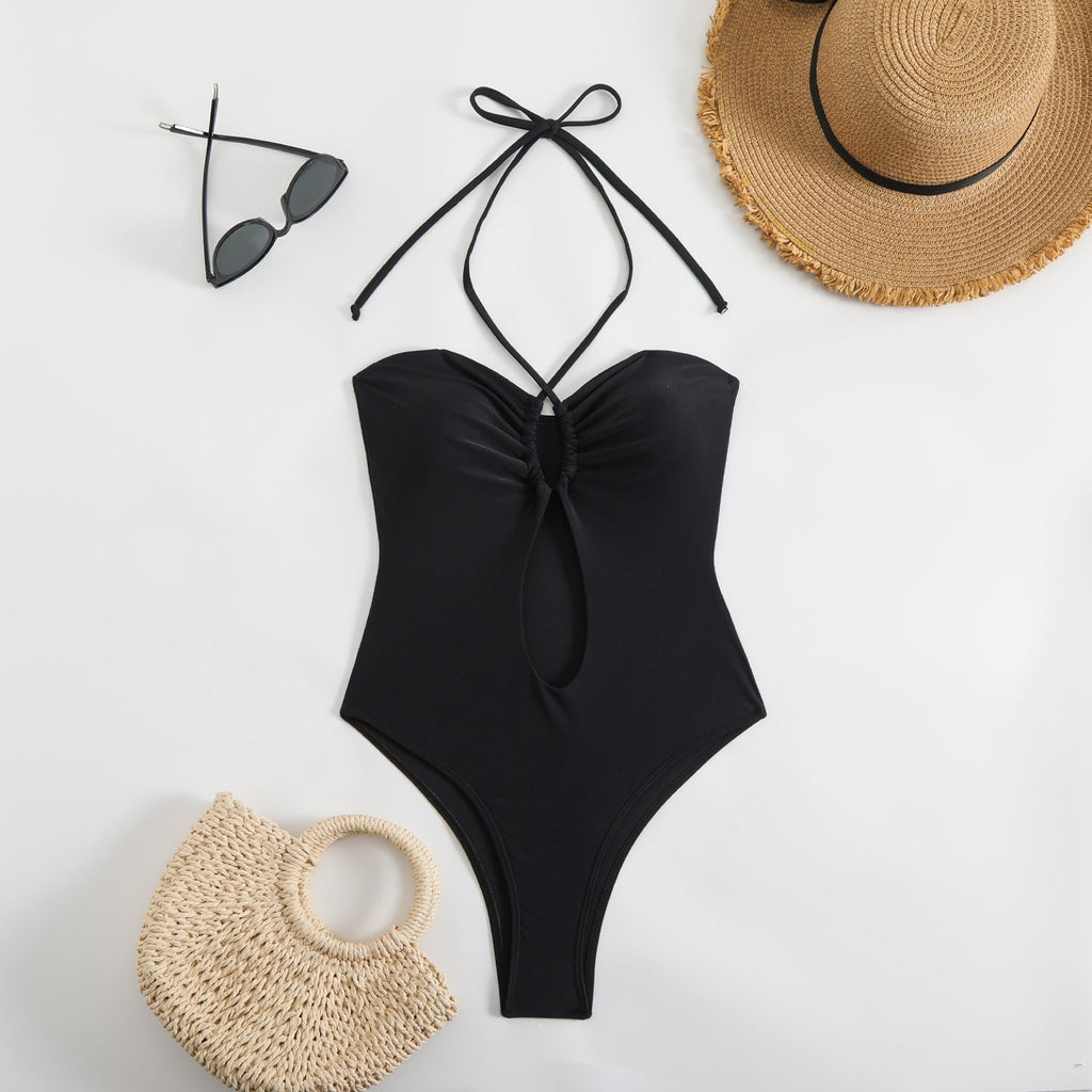 Maillot de bain chic pour femmes avec détail en nœud Drune