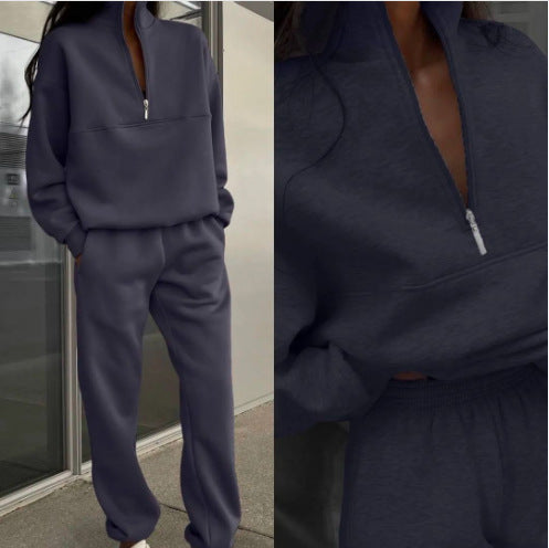 Ensemble lounge doux pour femmes avec sweat-shirt ample et pantalon de jogging taille haute Echo Archiv