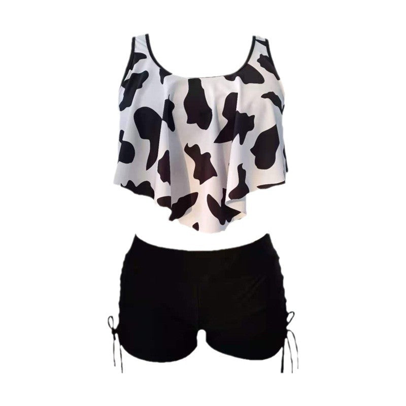 Maillot de bain femme avec volant à la mode et shorts Echo Archiv