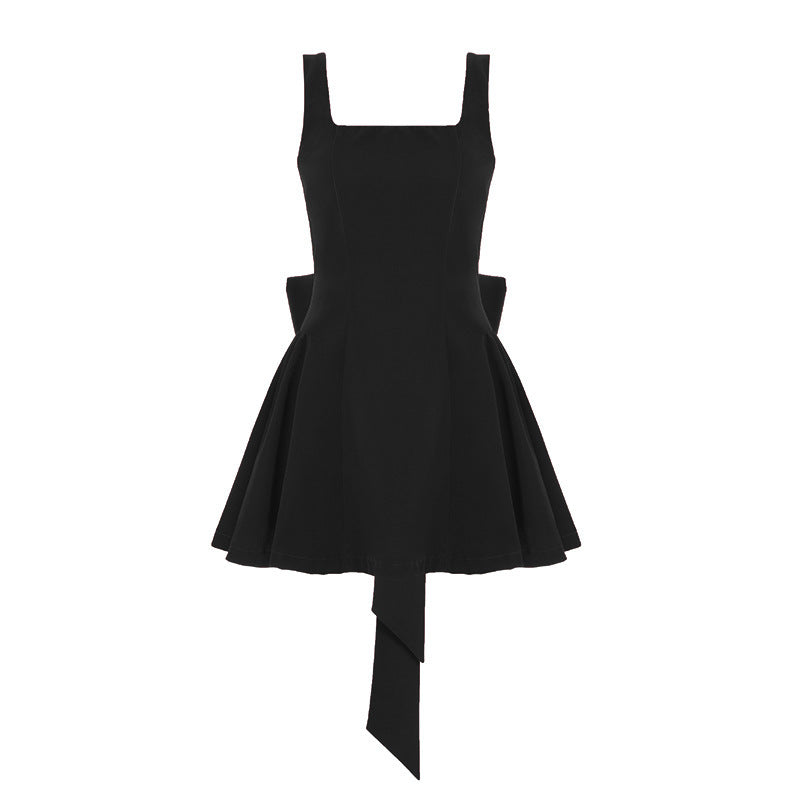 Robe courte en velours pour femmes avec une coupe de haute qualité et une silhouette en A R&B