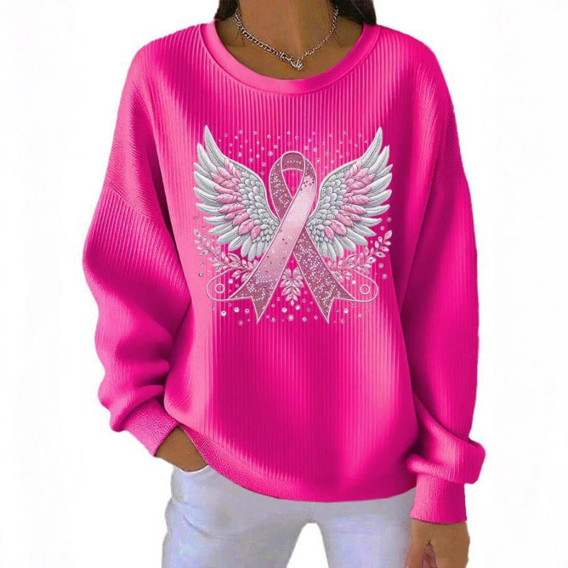 Sweat-shirt confortable pour femmes avec inscription marquante Echoarchiv