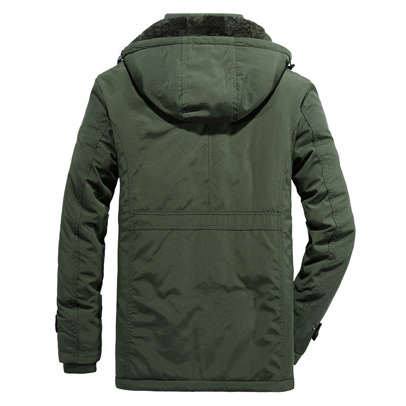 Veste de plein air imperméable pour hommes avec doublure en polaire