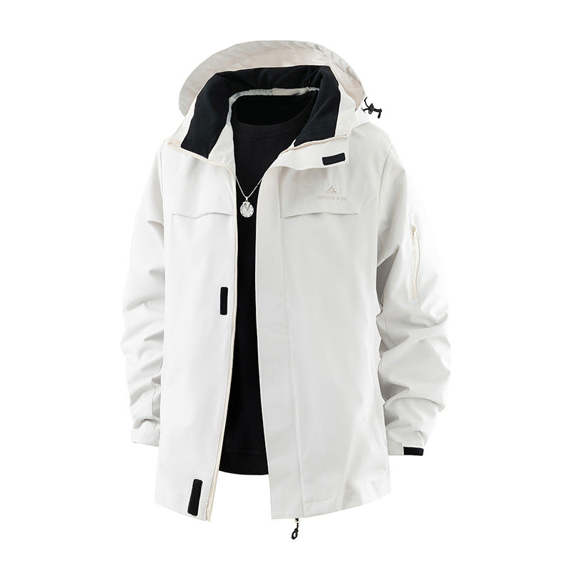 Veste femme avec capuche, cordon de serrage et poches