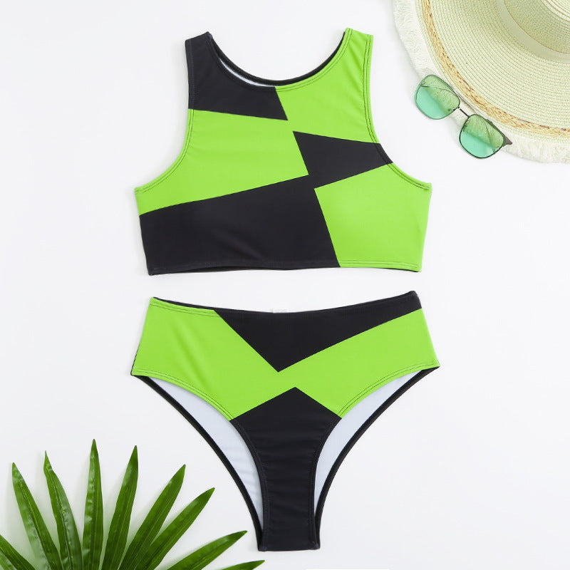 Ensemble de Bikini Taille Haute Femme R&B