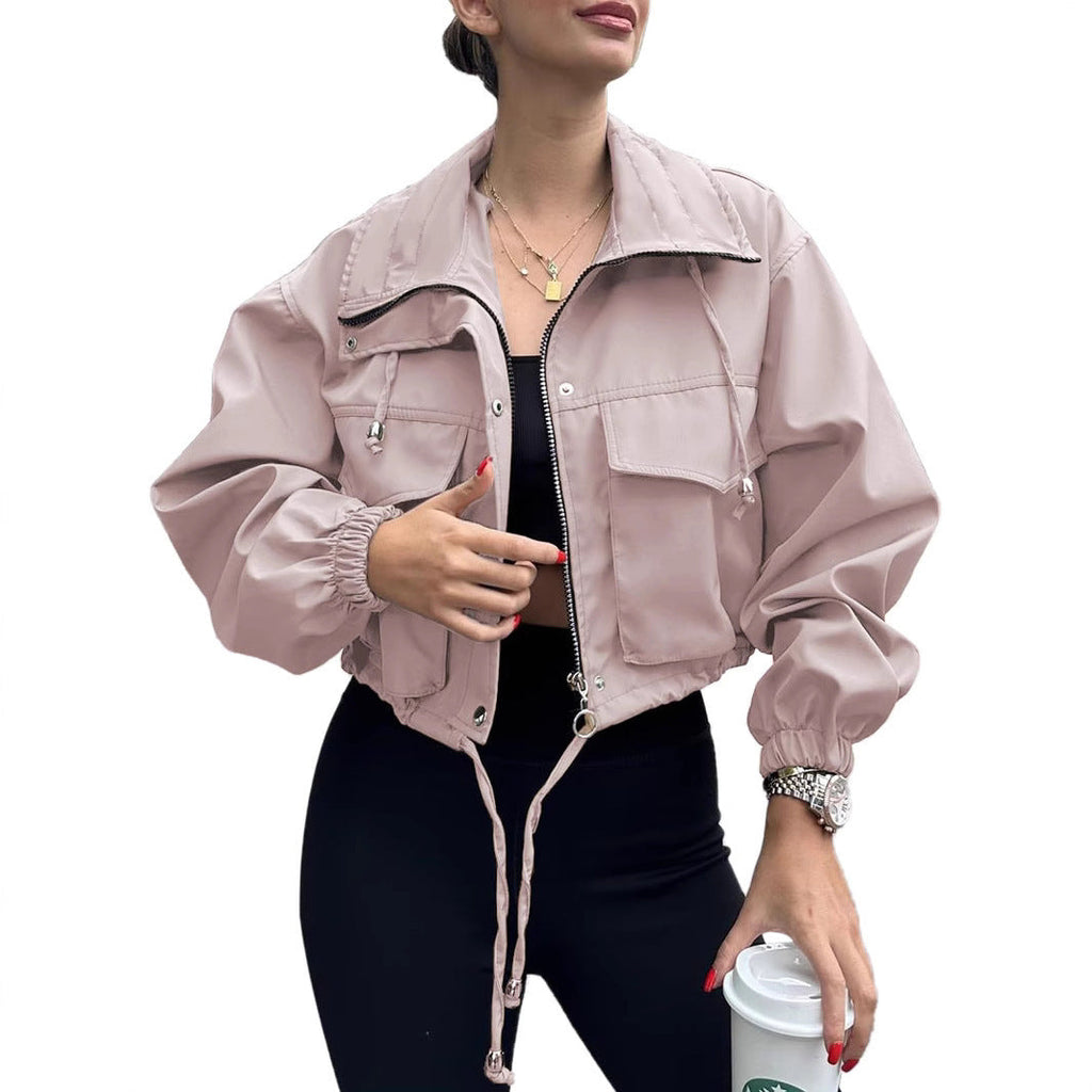 Veste courte féminine élégante et sportive