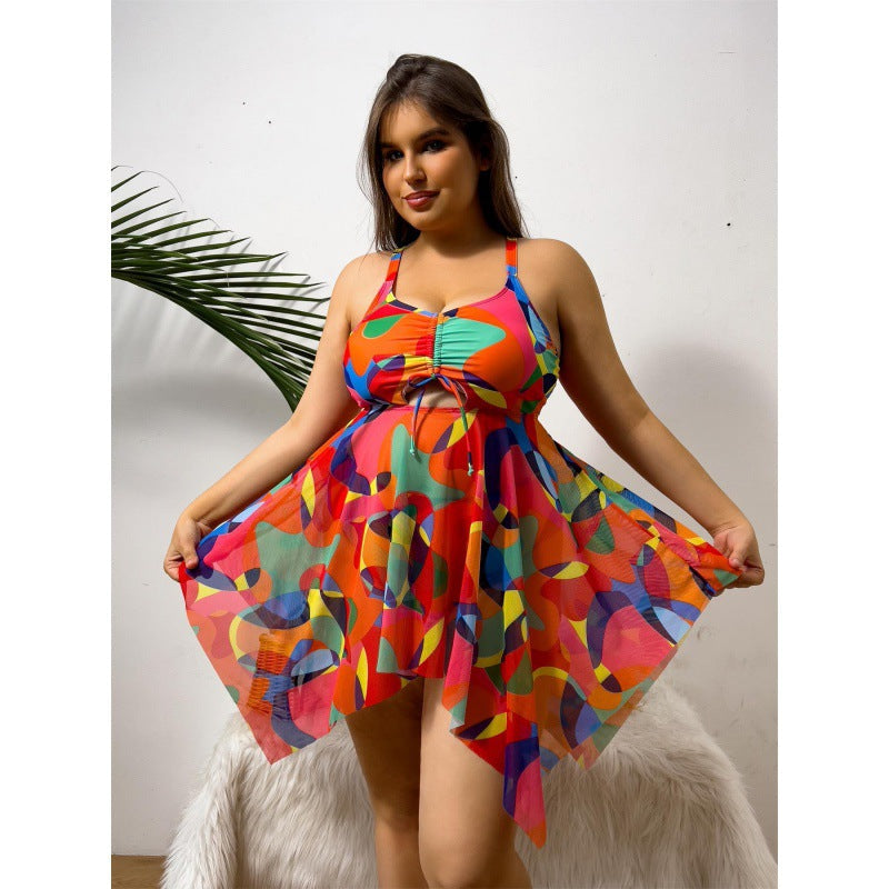 Sarong de Plage Femme Fluide avec Motif Coloré Echo Archiv