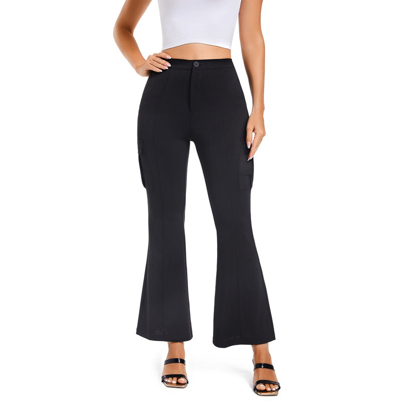 Pantalon Cargo Bootcut Femme R&B
