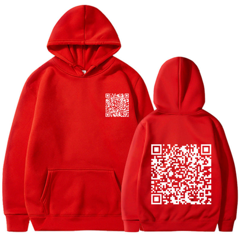 Sweat à capuche sportif pour femmes avec code QR Echoarchiv