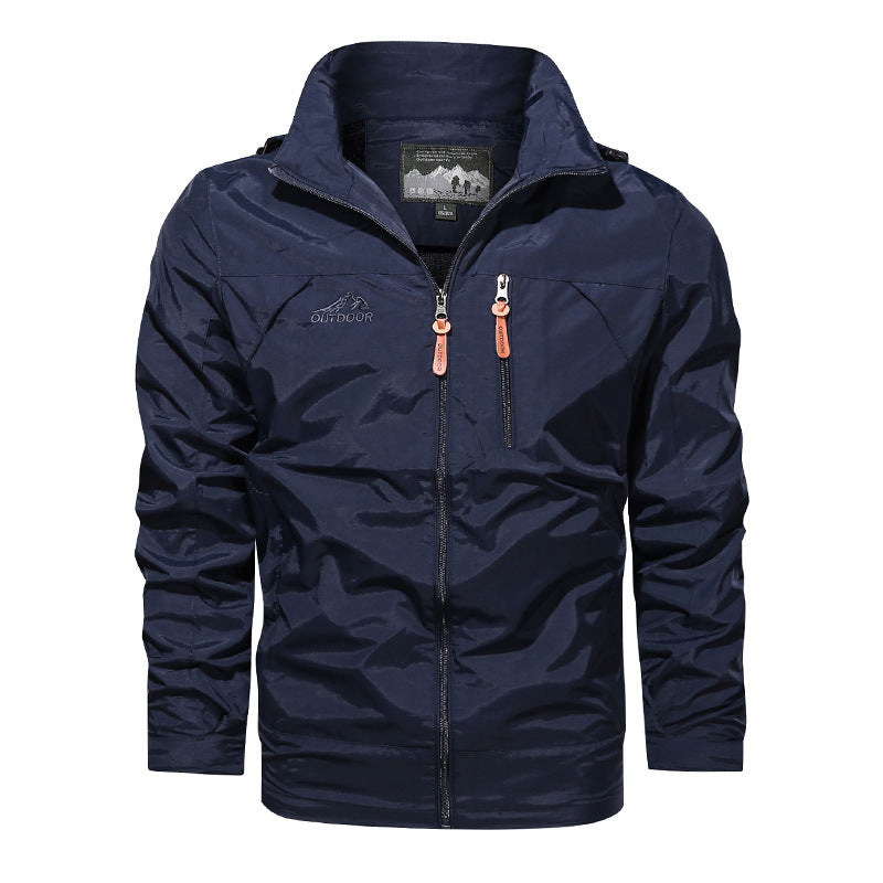 Veste d'extérieur légère pour hommes Windbreaker avec revêtement déperlant et doublure en mesh respirant Echo Archiv