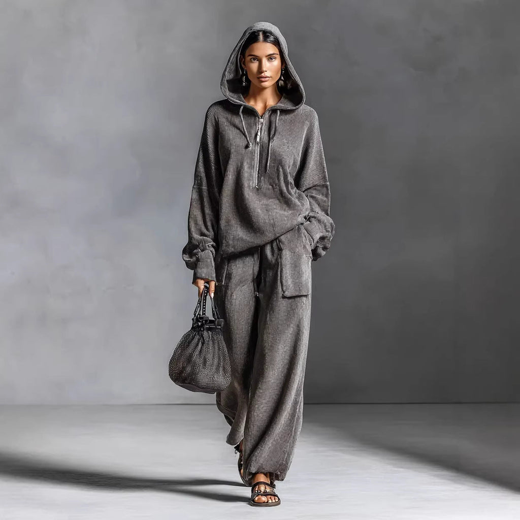 Ensemble de hoodie décontracté et confortable pour femmes