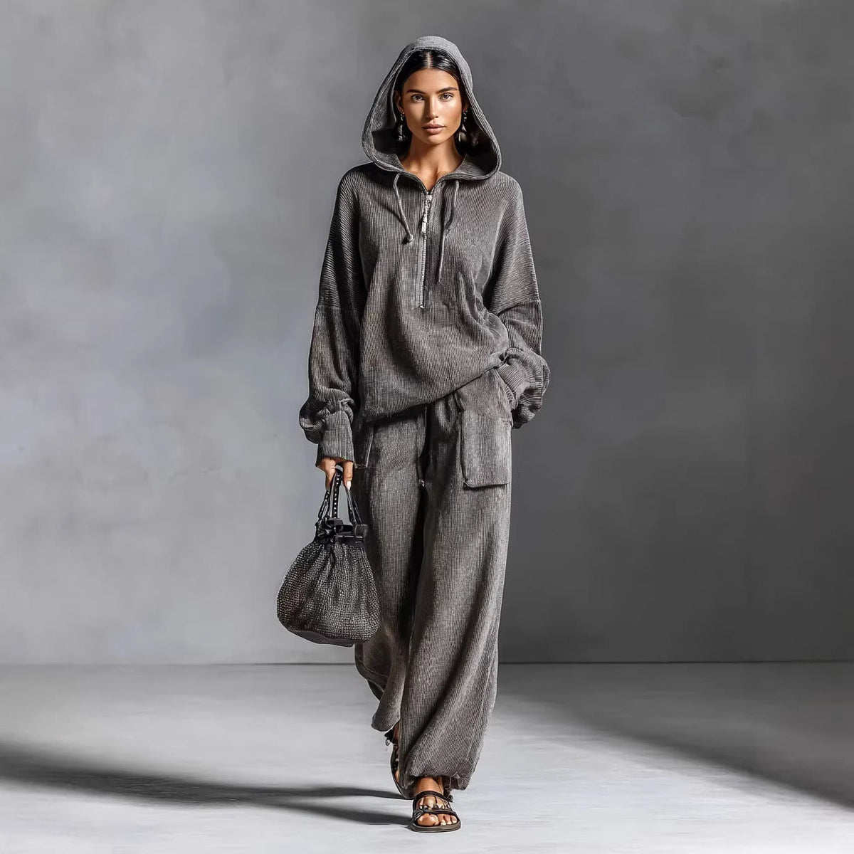 Ensemble de hoodie décontracté et confortable pour femmes