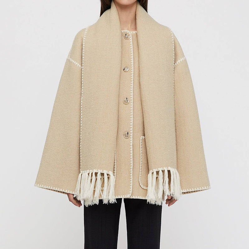 Manteau en laine élégant et confortable pour femmes