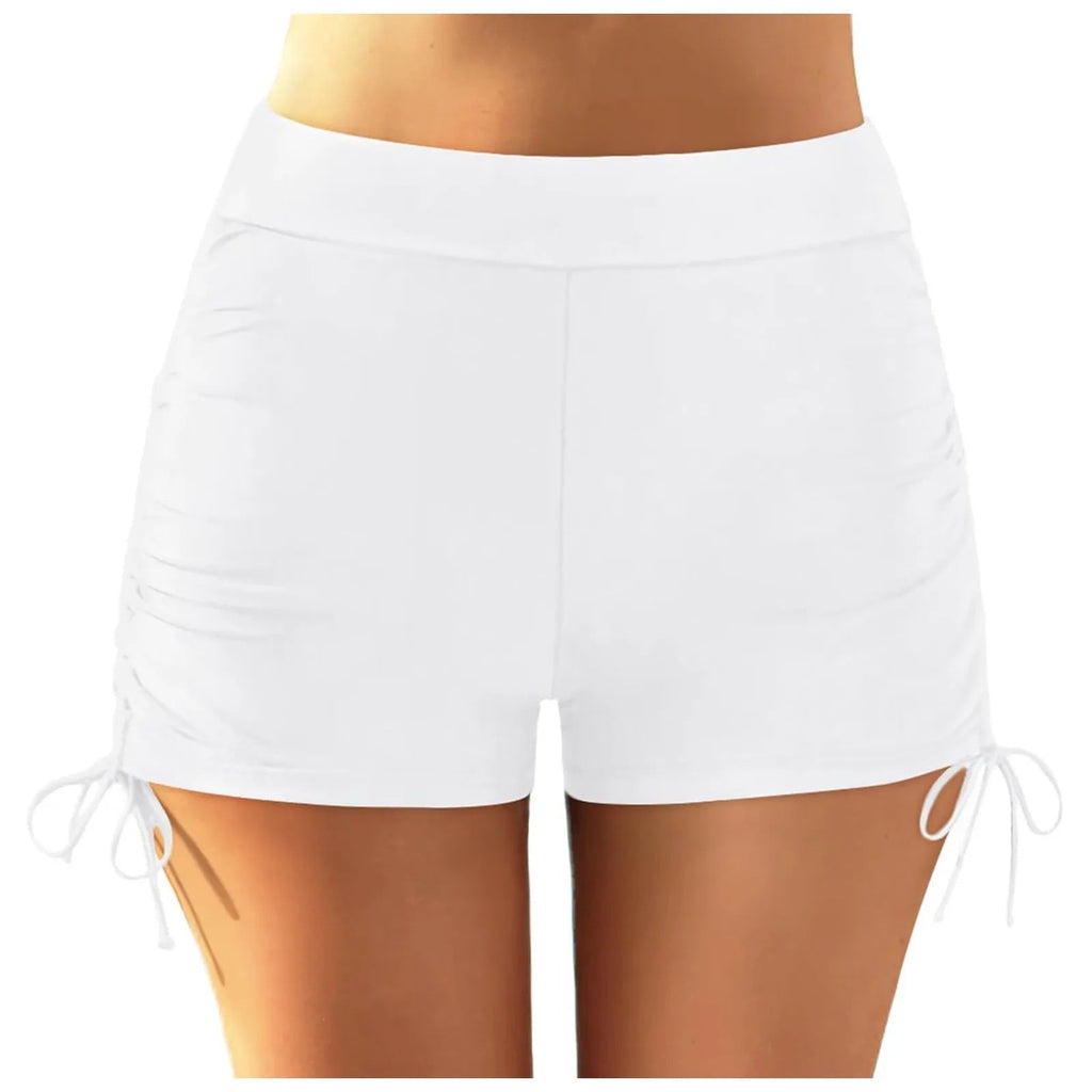 Shorts de bain sportifs pour femmes avec taille ajustable R&B