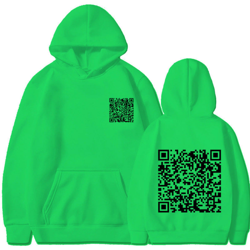 Sweat à capuche sportif pour femmes avec code QR Echoarchiv