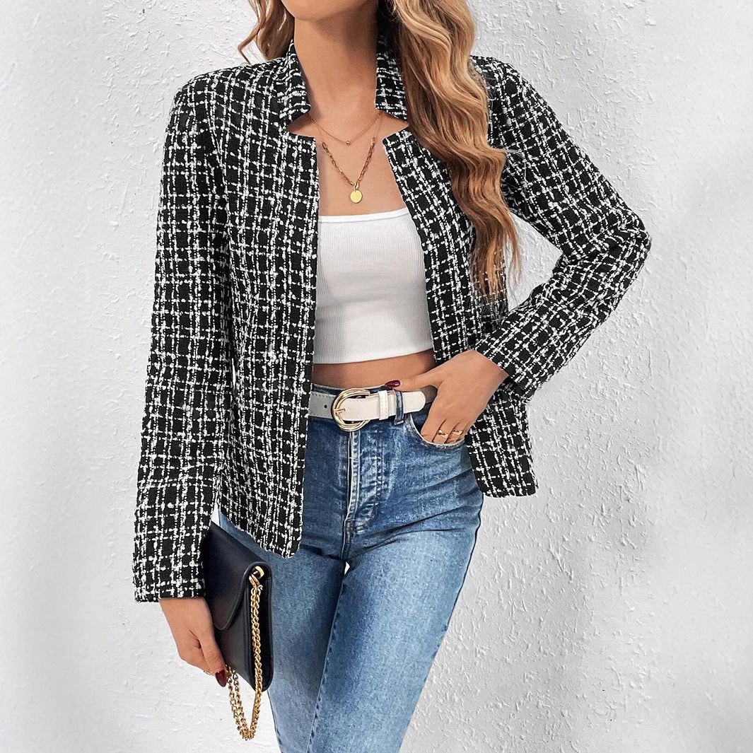 Veste en Tweed Femme Tendance