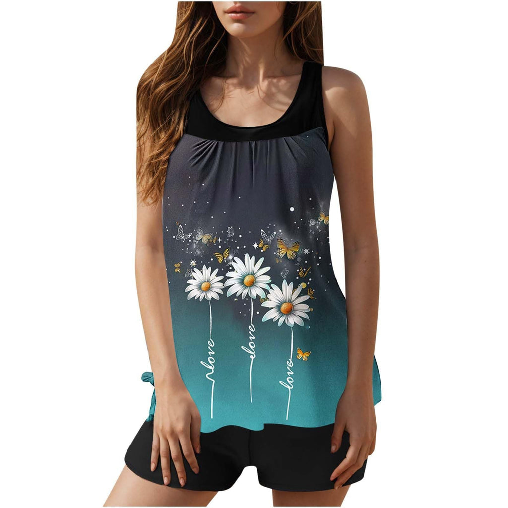 Tankini femme avec accents floraux Echo Archiv