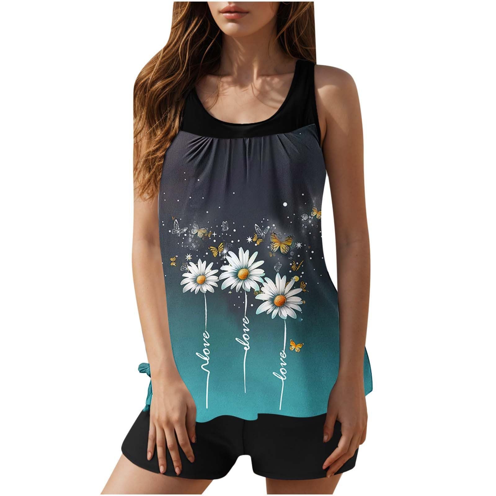 Tankini femme avec accents floraux Echo Archiv