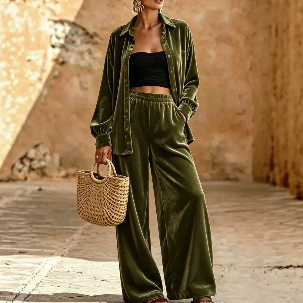 Ensemble Velours Glamour pour Femmes