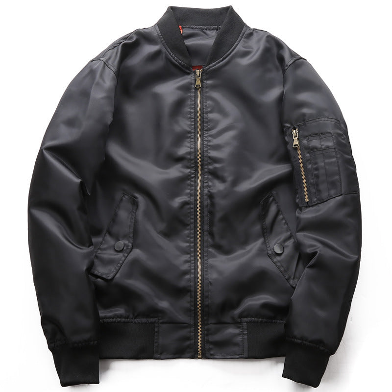 Veste bomber classique pour hommes en nylon déperlant avec poignets côtelés et poche à bras Echo Archiv