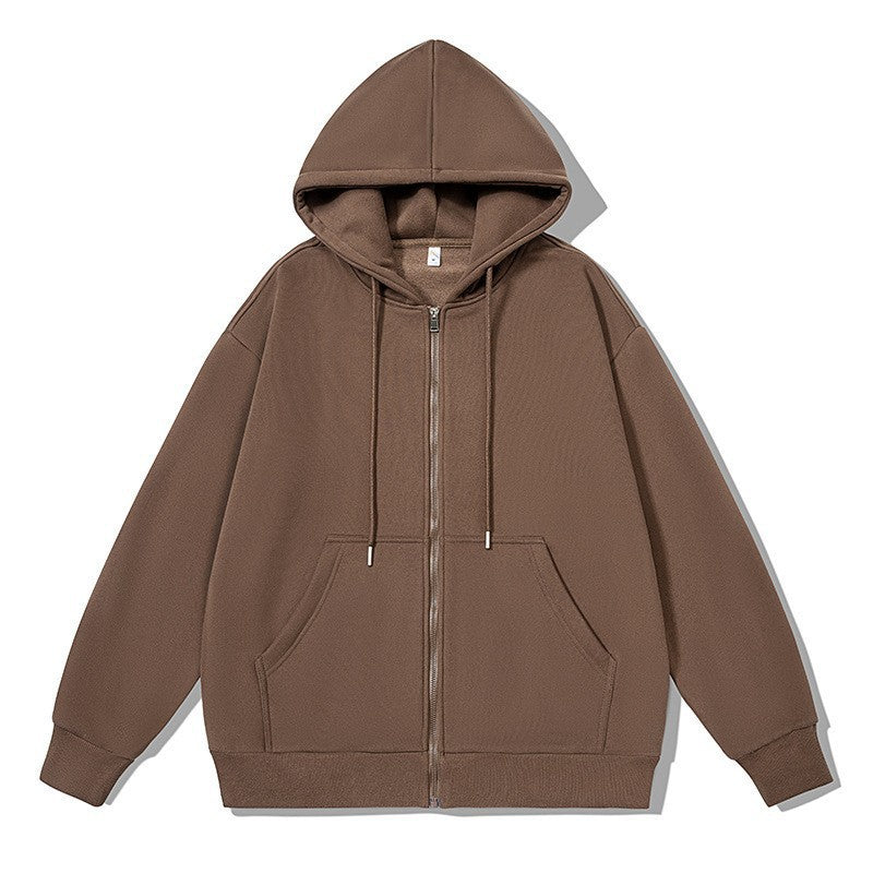 Veste à capuche unisexe décontractée avec fermeture éclair en métal robuste, capuche double épaisseur et poches kangourou profondes Echo Archiv