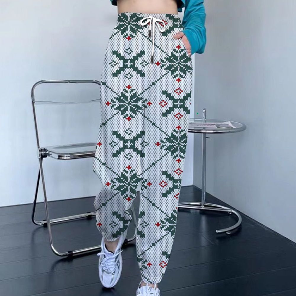 Pantalon de loisirs à motifs pour femmes Echoarchiv