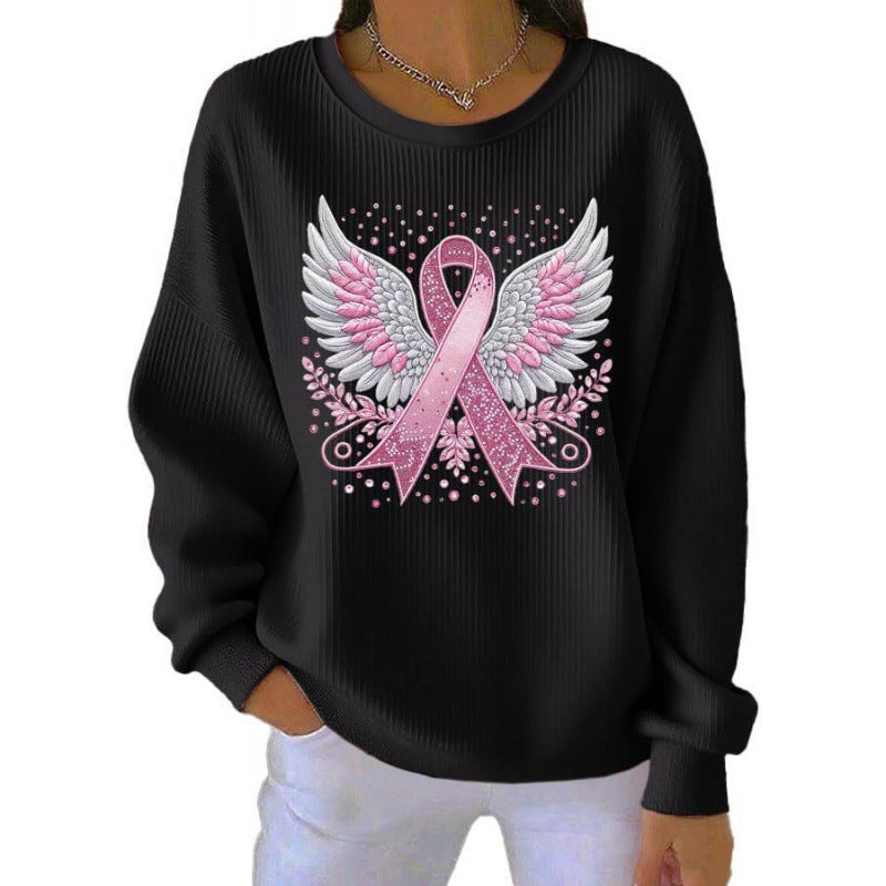 Sweat-shirt confortable pour femmes avec inscription marquante Echoarchiv