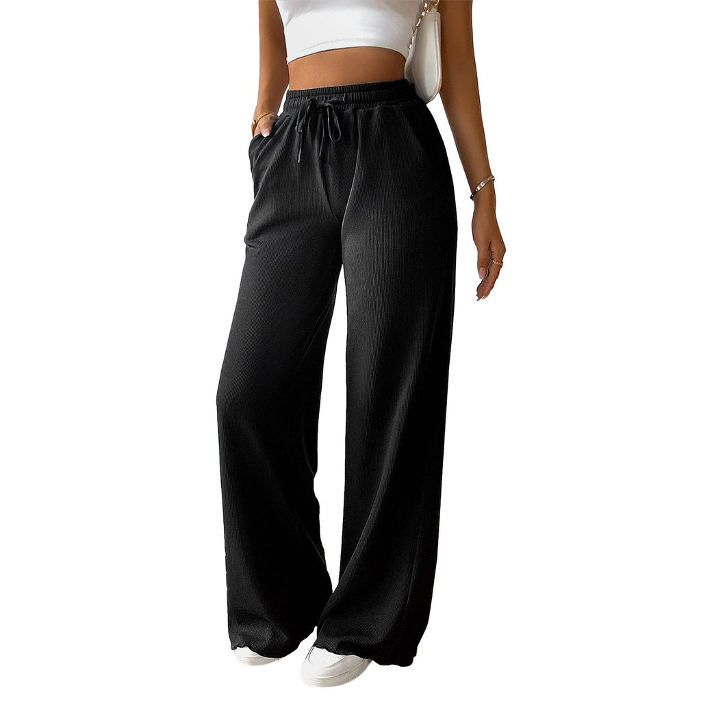 Pantalon de lounge pour femmes avec taille élastique, cordon de serrage et poches latérales Echo Archiv