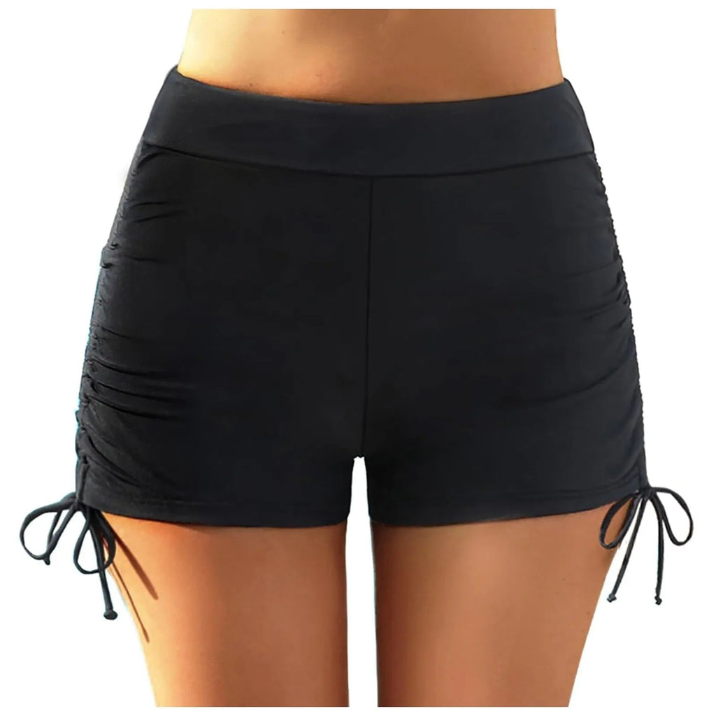 Shorts de bain sportifs pour femmes avec taille ajustable R&B