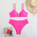 Bikini triangle tendance pour femmes avec fronces latérales R&B