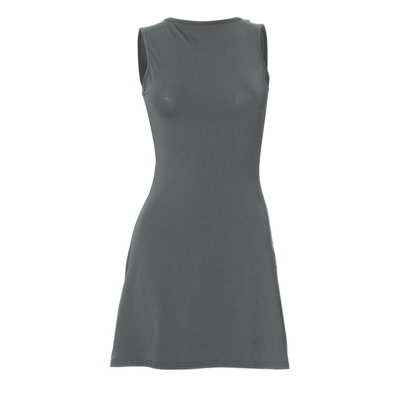 Robe courte ajustée pour femmes R&B