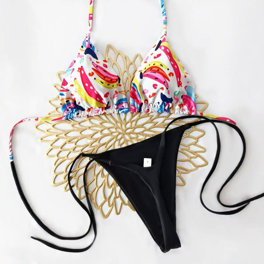 Bikini triangle pour femmes avec détail floral Echo Archiv