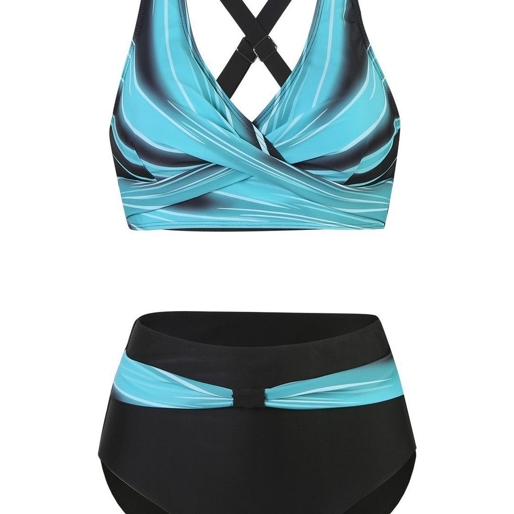 Bikini de sport à taille haute pour femmes avec un dos élégant Echo Archiv