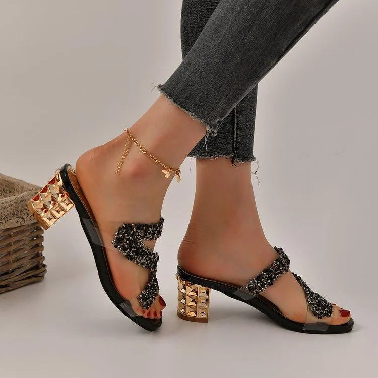 Chaussures À Talon Avec Paillettes Pour Femme | Idéales Pour Soirées Et Événements