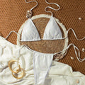 Bikini triangle femme avec des ornements scintillants R&B