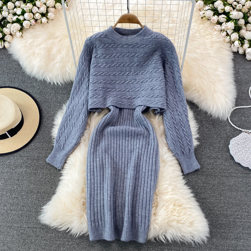 Ensemble de tricot pour femmes avec structure en côtes Echo Archiv