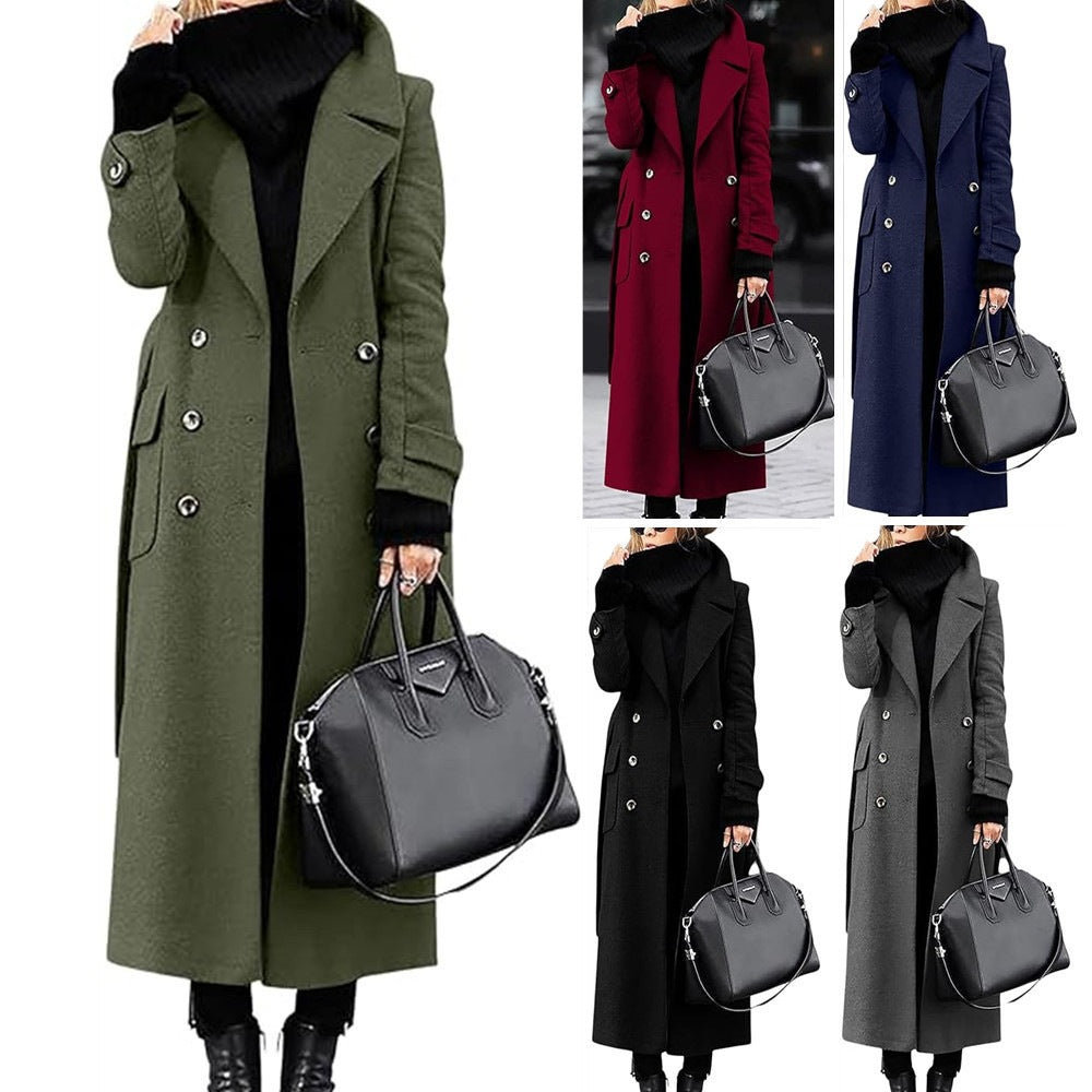 Manteau en laine élégant et intemporel pour femmes