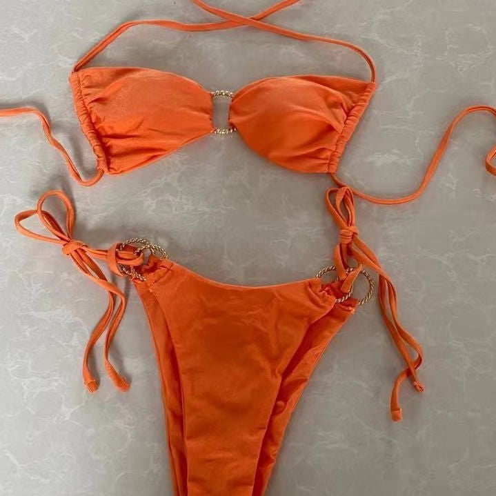 Bikini triangle pour femmes avec détail en anneau décoratif Echo Archiv