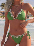 Bikini triangle femme avec décor de coquillage ludique Echo Archiv