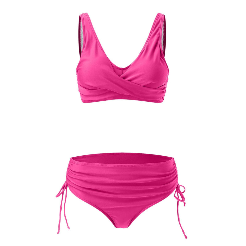 Ensemble de bikini wrap haut de gamme pour femmes avec culotte réglable R&B