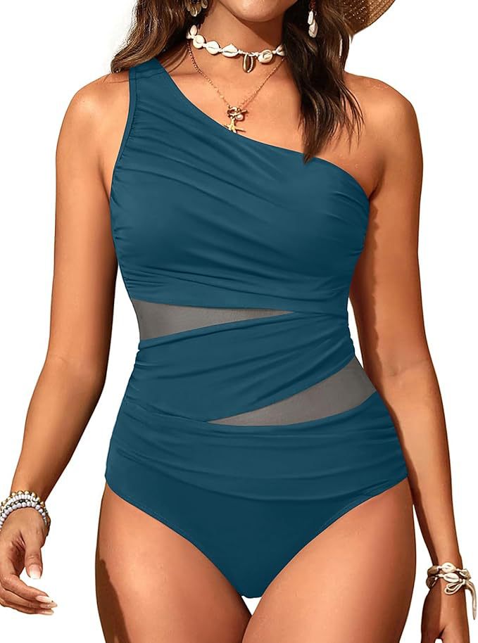 Maillot de bain élégant pour femmes avec coupe asymétrique R&B