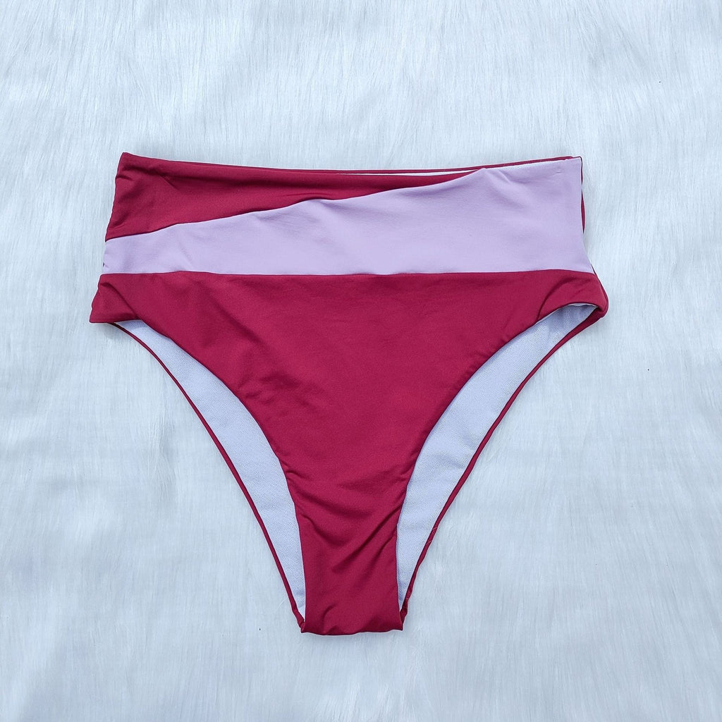 Ensemble de bikini taille haute pour femmes avec design innovant R&B