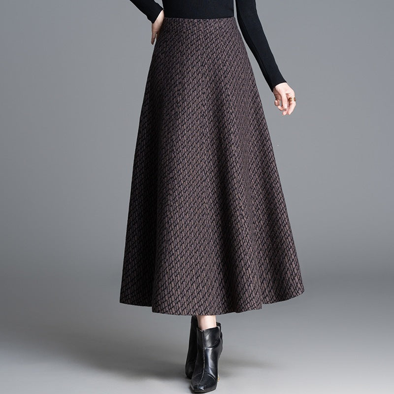 Jupe maxi femme avec motif géométrique élégant Echo Archiv