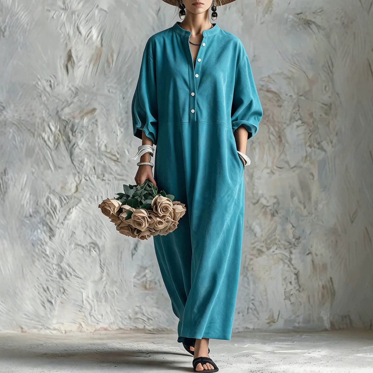 Robe Maxi Décontractée Femme