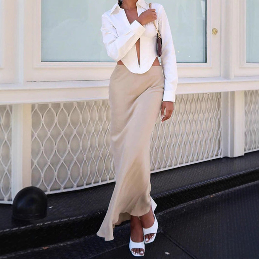 Body blouse femme avec décolleté en V profond et coupe cintrée R&B