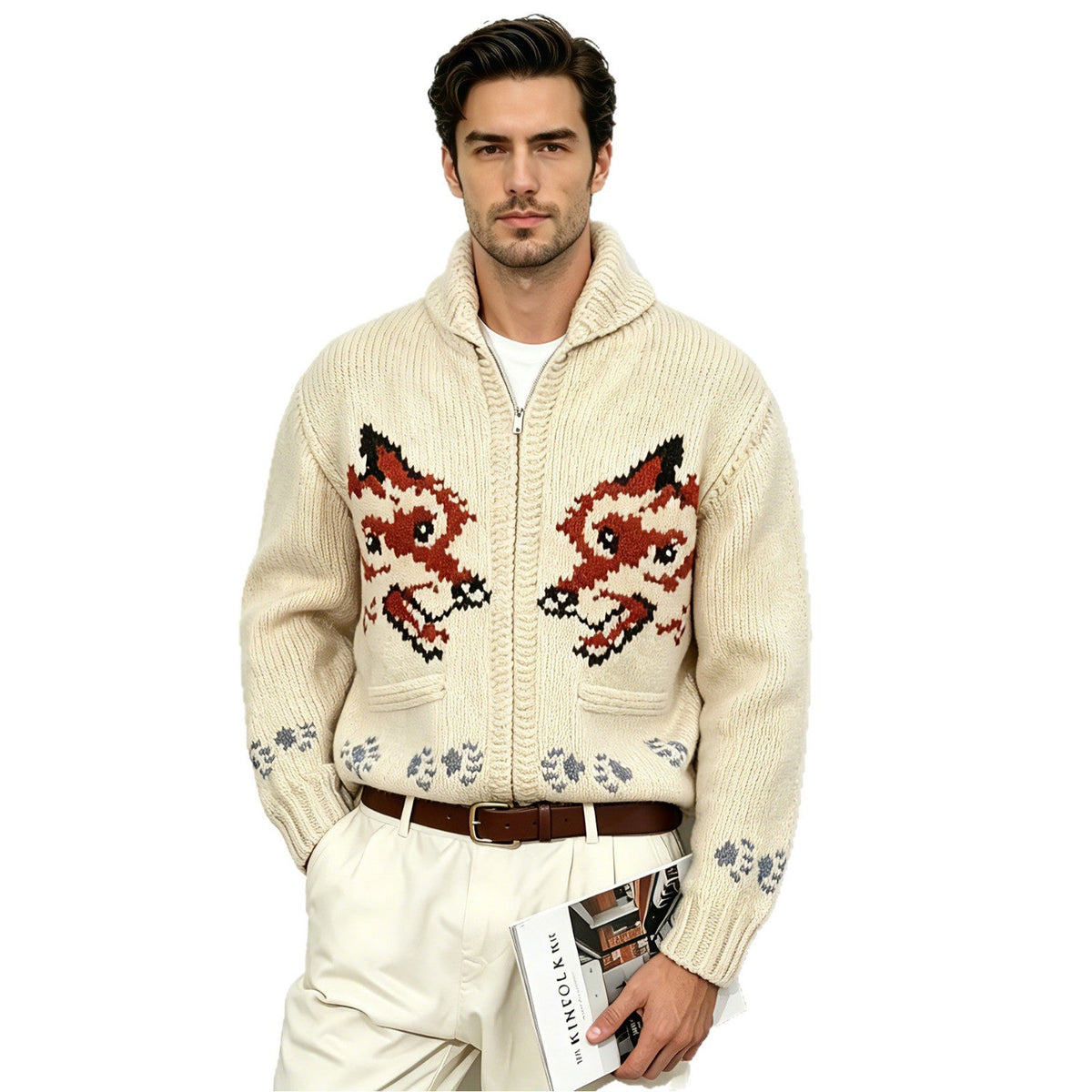 Veste en tricot pour hommes Echo Archiv