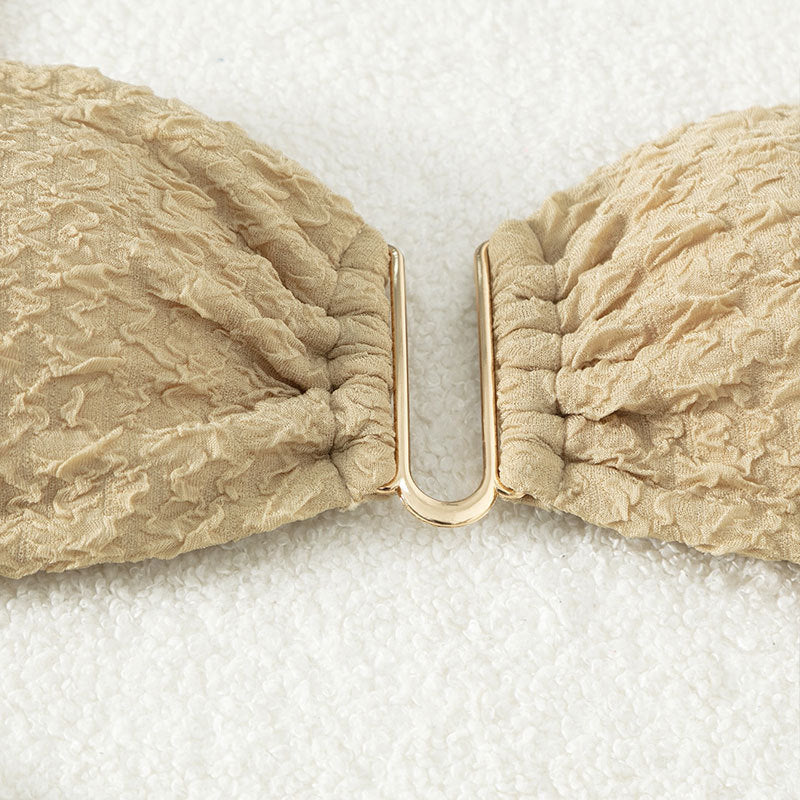 Ensemble de bikini push-up pour femmes avec bretelles décoratives R&B