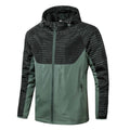 Veste de sport imperméable pour hommes avec capuche